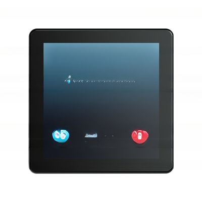 Contemporary Design Style 4.0 Inch Modbus Programmable Touch Screen Color LCD Large Fan Coil Thermostat