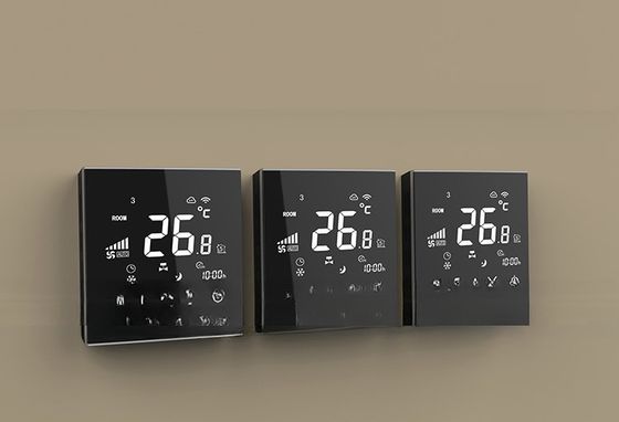 16A RS485 Modbus Touch Screen WIFI Smart Thermostat for Electric Underfloor Heating