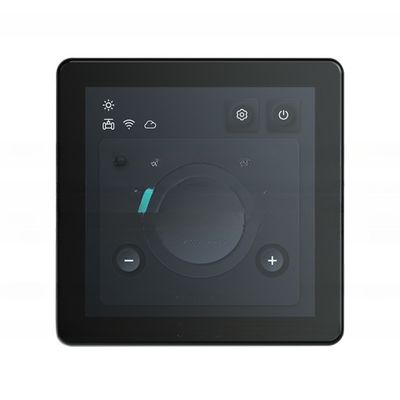 DC Brushless Fan Coil Unit Color Screen Programmable Thermostat with Touch Operation