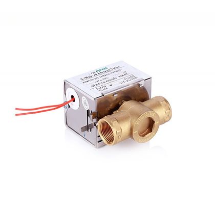 Spring Return Fan Coil Unit Motor with 3 Way Automatic Control Brass Zone Valve