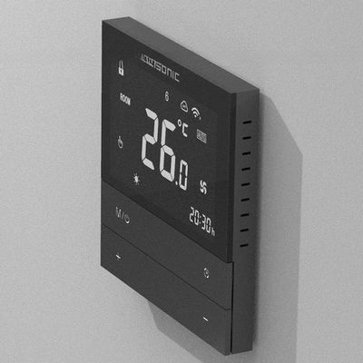 Touch Screen Water Floor Heating Room Thermostat Piano Type Button Max Load 3A Water