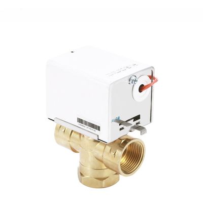 DN20 220v Digital Water Fan Coil Brass Electric Motorized Zone Valve with Brass Material
