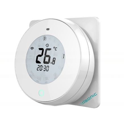 Central Air Conditioning Round Thermostat with Rotating Operation and Wifi Connectivity