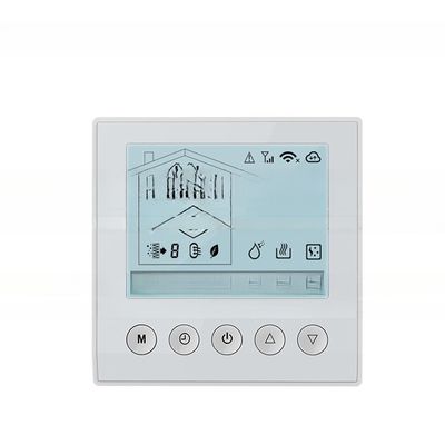 HRV/ERV Modbus Thermostat with WiFi Display and Acrylic Temperature Control Range