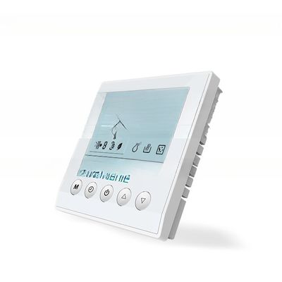 HRV/ERV Modbus Thermostat with WiFi Display and Acrylic Temperature Control Range