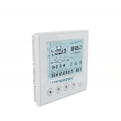 HRV/ERV Modbus Thermostat with WiFi Display and Acrylic Temperature Control Range