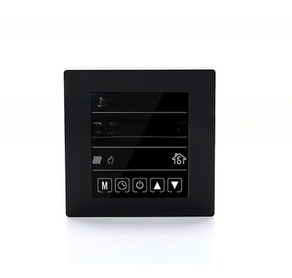 Two Pipe/Four Pipe Touch Screen Programmable HVAC Thermostat with Ajustable Fan Controller