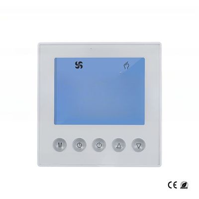 Remote Control 5 2 Days Programmable Thermostat for Central Air Conditioner LCD Screen