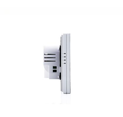White LCD Room Warm Touch Thermostat with Digital Screen 5 1 1 Programmable KNX Compatible