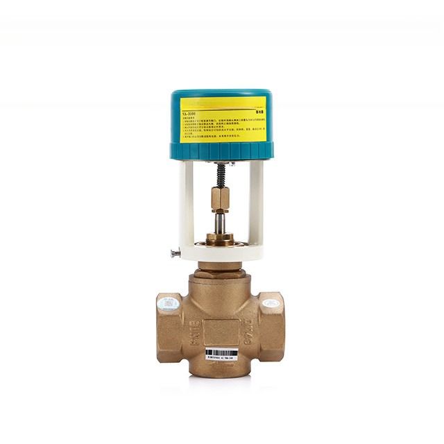 Proportional Modulating HVAC System Fan Coil Unit with 2-Way Control Motorized Valve