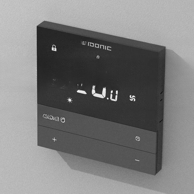 Touch Screen Water Floor Heating Room Thermostat Piano Type Button Max Load 3A Water