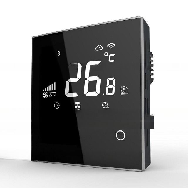 WiFi Touch Screen Thermostat for Smart Room Control in Home Office Working Environment