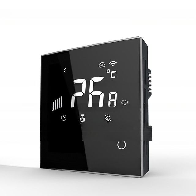 Floor Heating Systems Digital LCD Touch Screen Thermostat for Temperature Range 5-35C