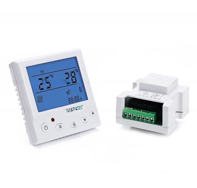 3A/16A Weekly Programmable Room Thermostat for Air Conditioning and Radiator System