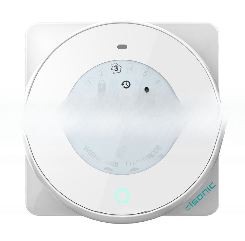 Round 0-10V Modulating Fan-coil Thermostat with Smart Touch Screen and Modbus RS485 RTU