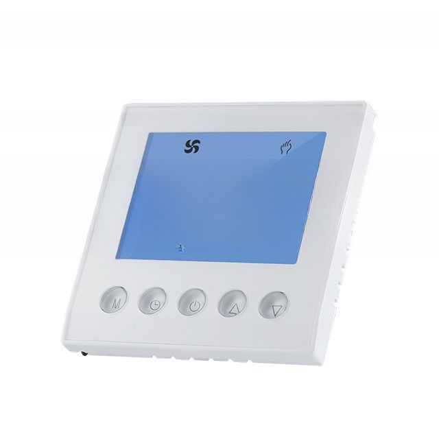Remote Control 5 2 Days Programmable Thermostat for Central Air Conditioner LCD Screen